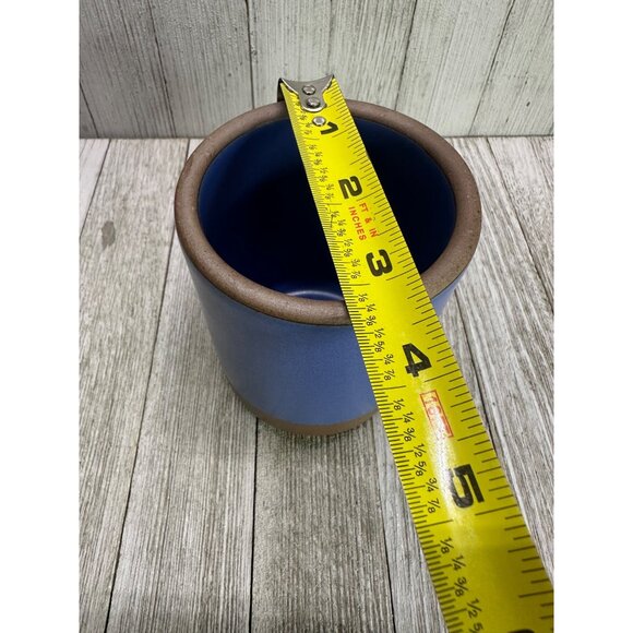 Vtg Style East Fork Pottery Mug Lapis Blue Retired Color 4.25" Tall Set of 2 - Picture 8 of 8